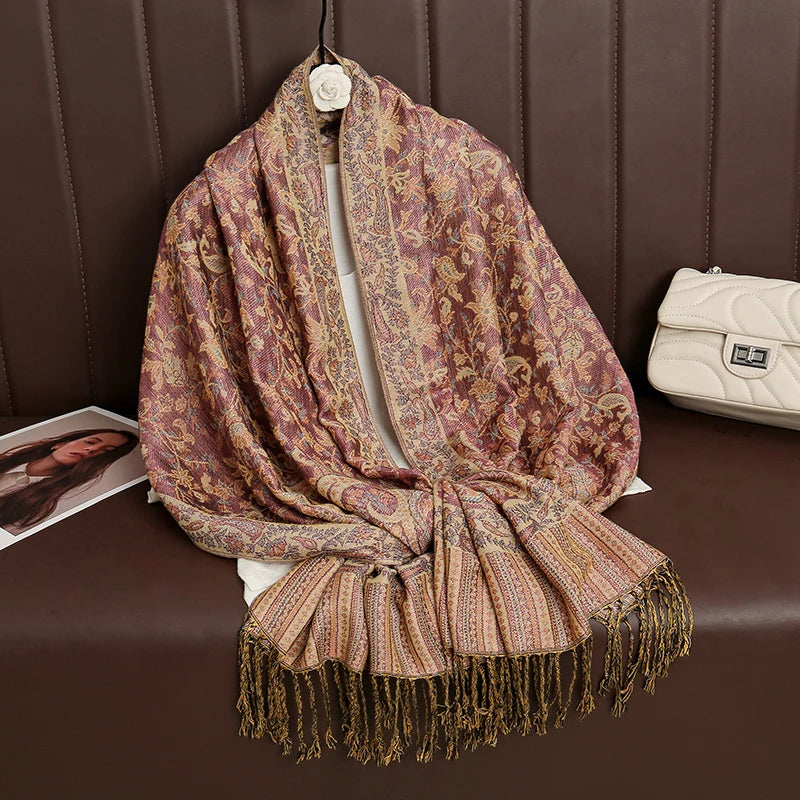 Regency Velvet Pashmina Shawl/Wrap