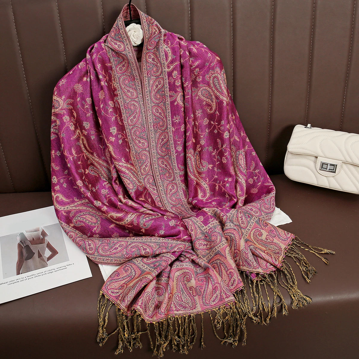 Regency Velvet Pashmina Shawl/Wrap