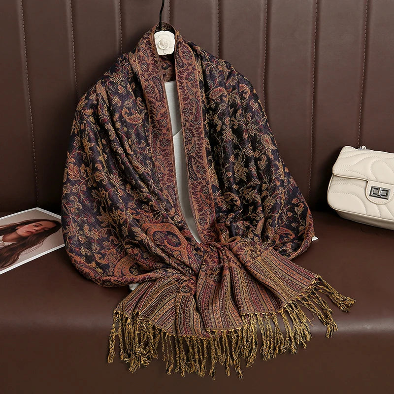 Regency Velvet Pashmina Shawl/Wrap