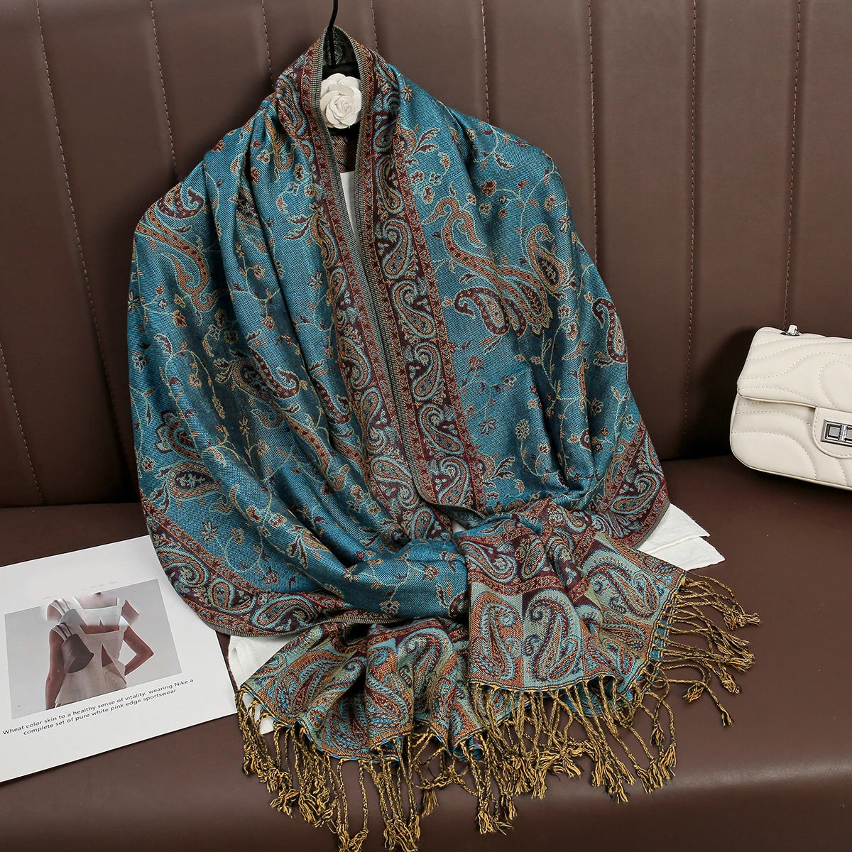 Regency Velvet Pashmina Shawl/Wrap