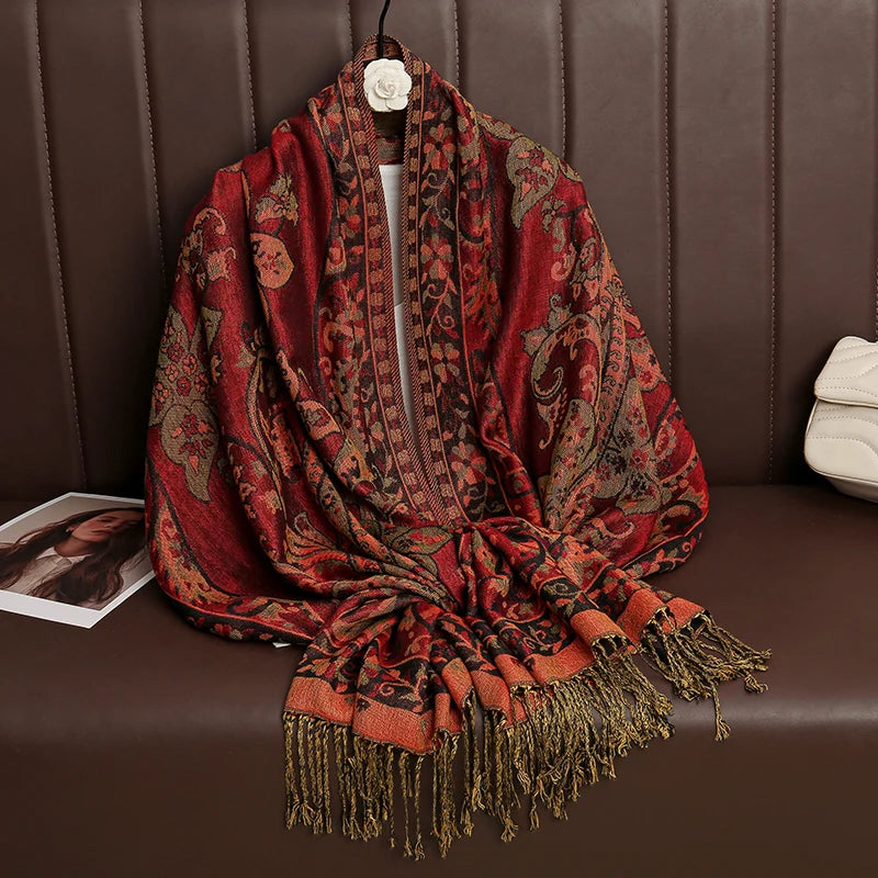 Regency Velvet Pashmina Shawl/Wrap