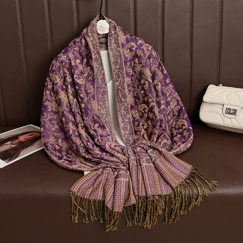 Regency Velvet Pashmina Shawl/Wrap