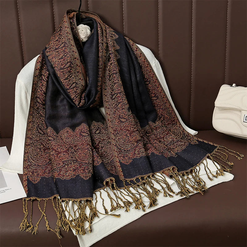 Regency Velvet Pashmina Shawl/Wrap