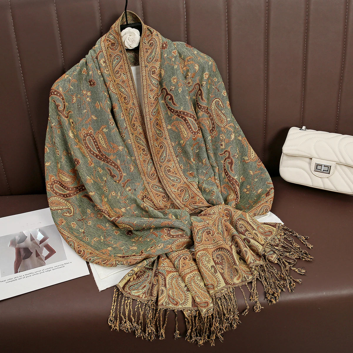 Regency Velvet Pashmina Shawl/Wrap