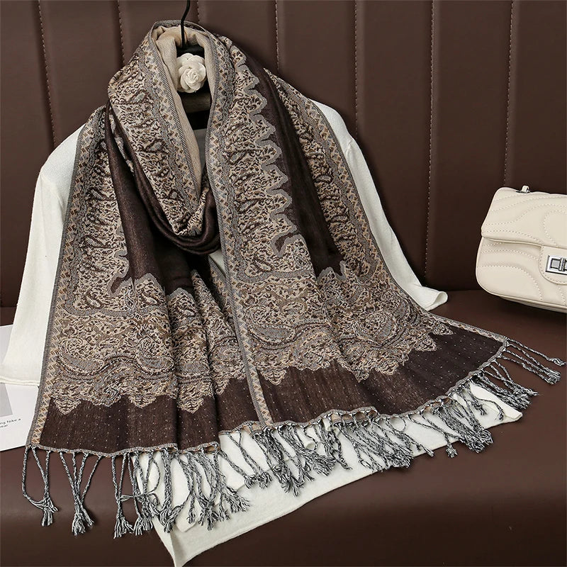 Regency Velvet Pashmina Shawl/Wrap