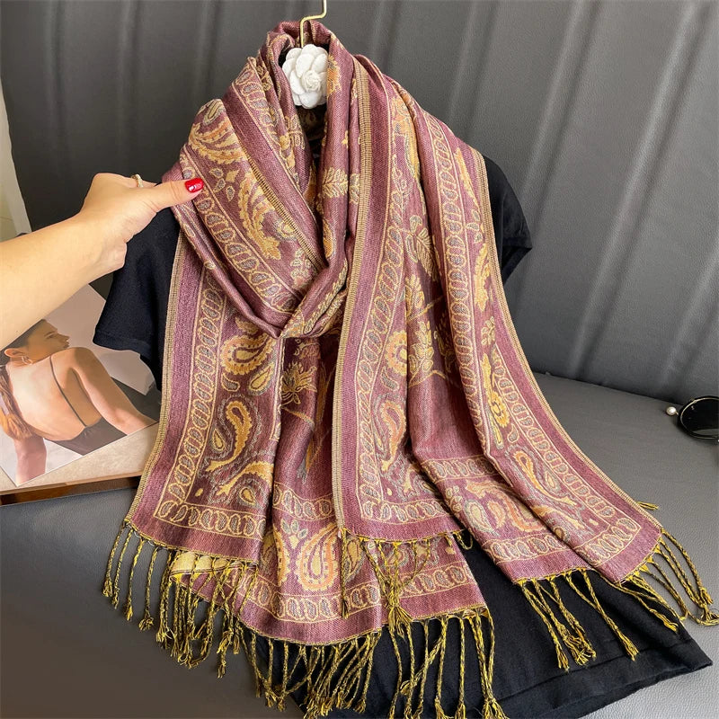 Regency Velvet Pashmina Shawl/Wrap