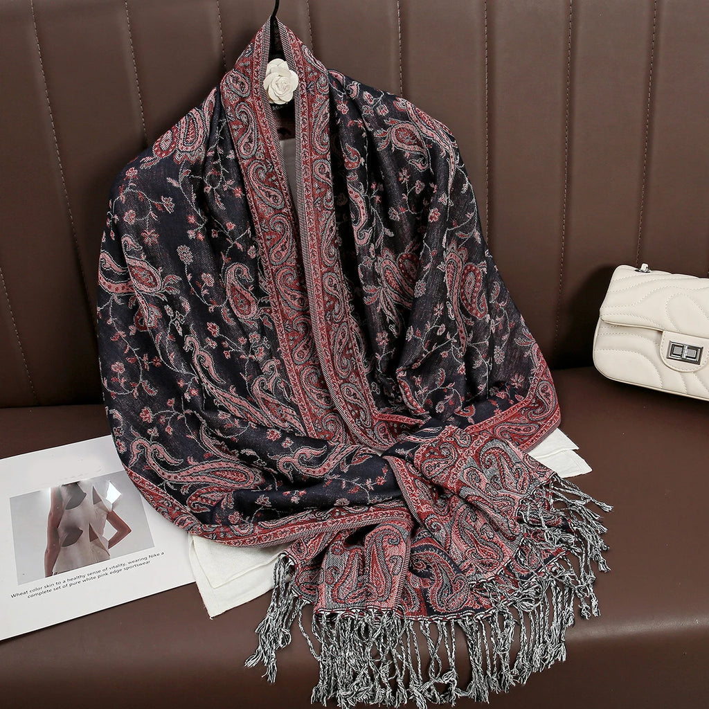 Regency Velvet Pashmina Shawl/Wrap