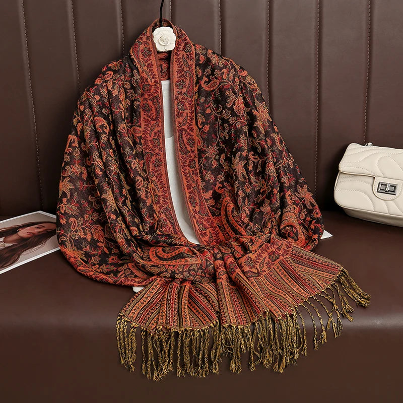 Regency Velvet Pashmina Shawl/Wrap