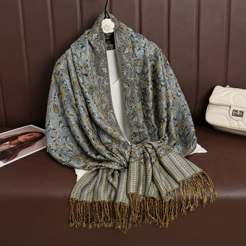 Regency Velvet Pashmina Shawl/Wrap