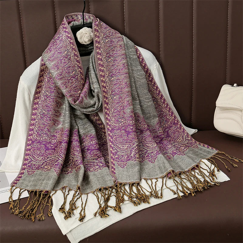 Regency Velvet Pashmina Shawl/Wrap