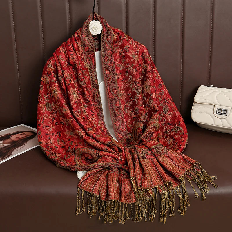 Regency Velvet Pashmina Shawl/Wrap