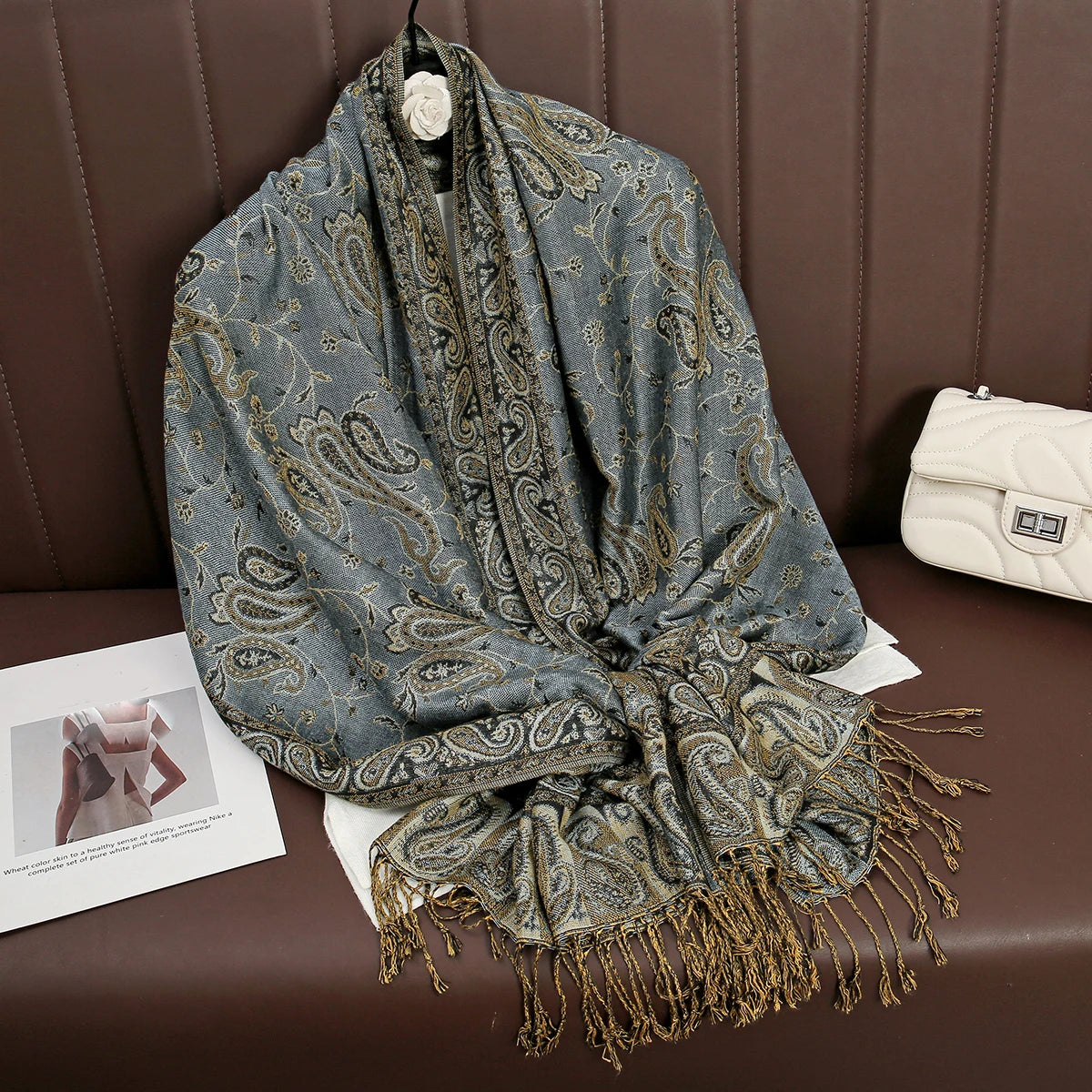 Regency Velvet Pashmina Shawl/Wrap