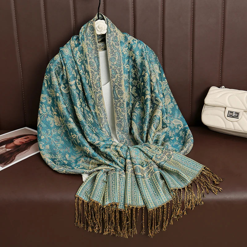 Regency Velvet Pashmina Shawl/Wrap