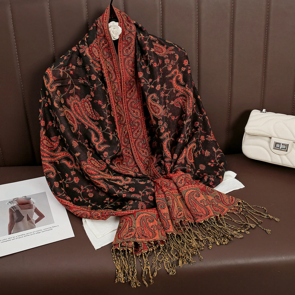 Regency Velvet Pashmina Shawl/Wrap