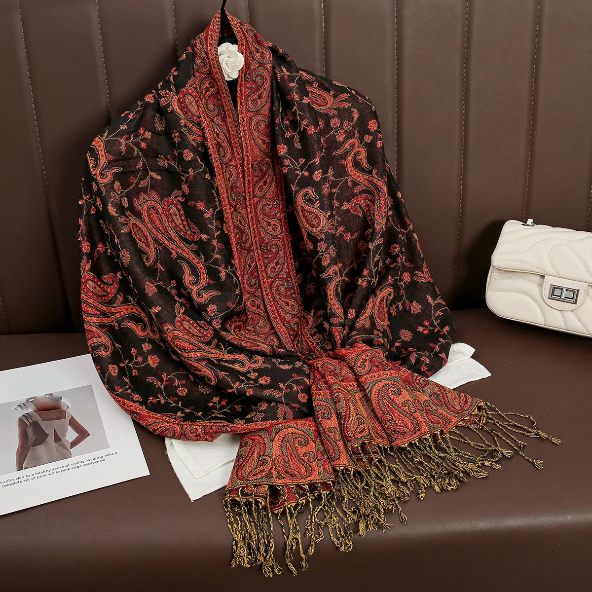 Regency Velvet Pashmina Shawl/Wrap