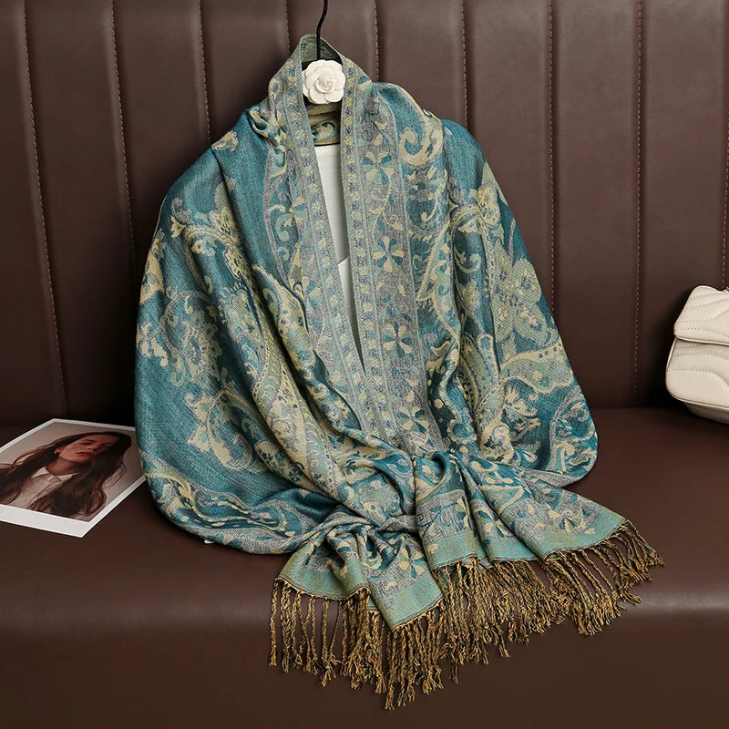Regency Velvet Pashmina Shawl/Wrap